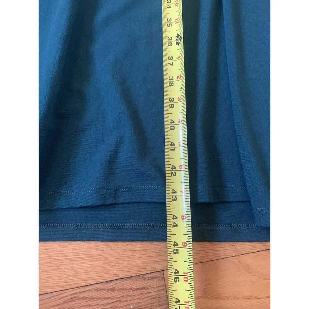 SERENGETI Women's Dress Size 2XL Turquoise Green Blue Long Rayon VTG